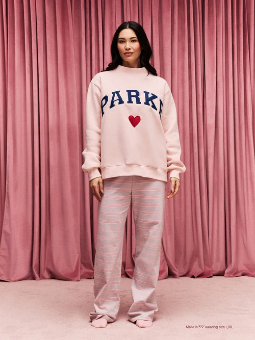 Heart Varsity Mockneck - PARKE
